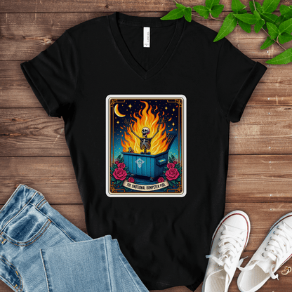 Emotional Dumpster Fire V-Neck