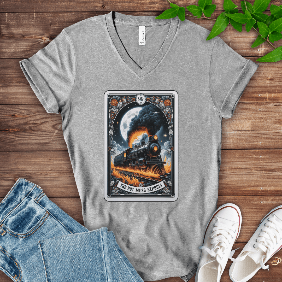 The Hot Mess Express V-Neck