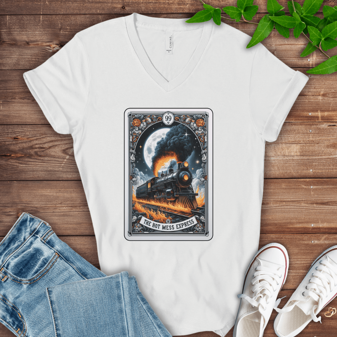 The Hot Mess Express V-Neck