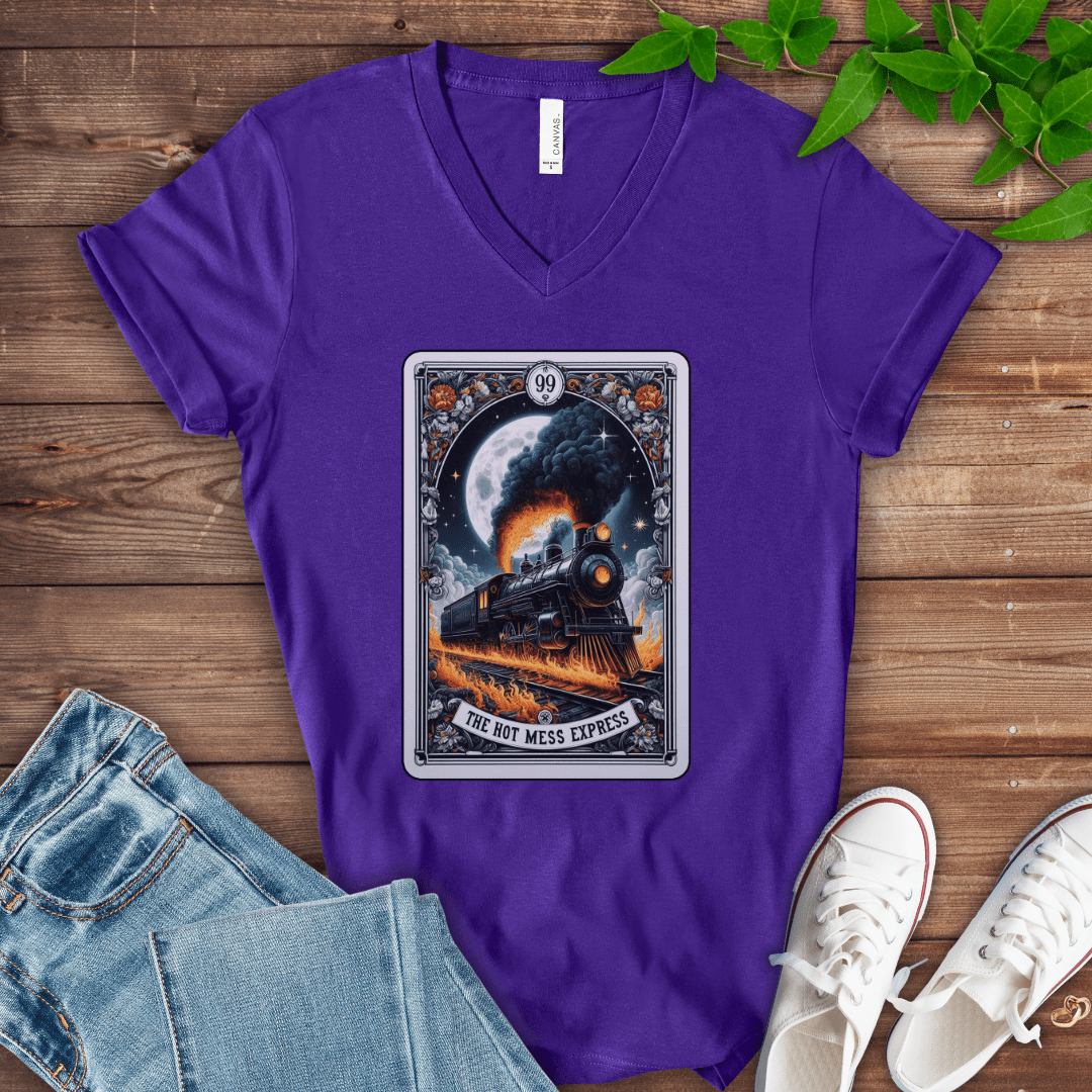 The Hot Mess Express V-Neck