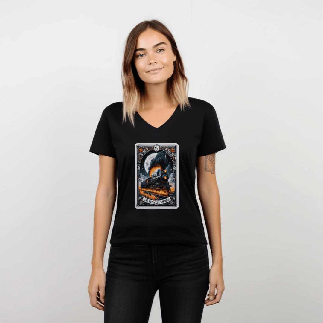 The Hot Mess Express V-Neck