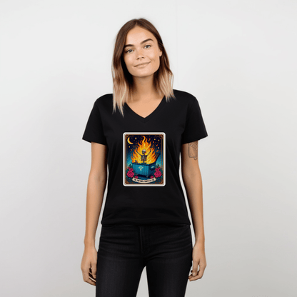Emotional Dumpster Fire V-Neck